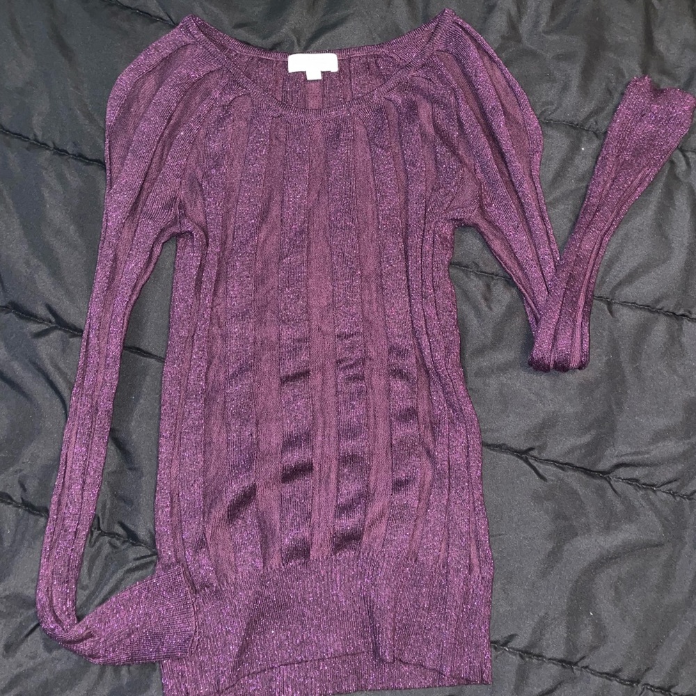 Glittery ribbed sweater size M